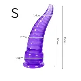 Purple tentacle dildo, size S – photo 6