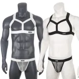 Chest Harness + Mesh Jockstrap Erotic Clubwear – photo 1