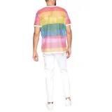 Rainbow Mesh T-Shirt – photo 2