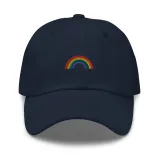 Classic Rainbow Embroidered Dad Hat – photo 5
