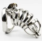 Stainless Steel Chastity Cage – photo 3