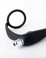 Vibrating Prostate Massager with Cock Ring – photo 4