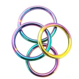 Shiny Steel or Rainbow Cock Ring – photo 8