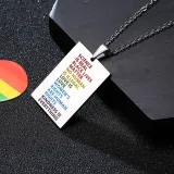 LGBTQ+ Facts Necklace – photo 1