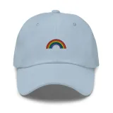 Classic Rainbow Embroidered Dad Hat – photo 4