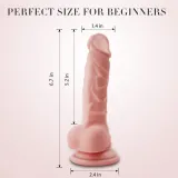 7 Inch Realistic Dildo with Lube – photo 3