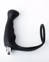 Vibrating Prostate Massager with Cock Ring – photo 2