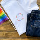 'Love Is Love' Embroidered Shirt – photo 3