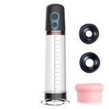 Electric penis pump with two seal rings and a sleeve – photo 1