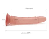 Realistic Uncut 8 Inch Dildo – photo 6