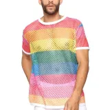 Rainbow Mesh T-Shirt – photo 1