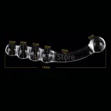 7.7 Inch Curved Glass Dildo – photo 4