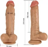 Dual Density Lifelike Dildo – photo 3