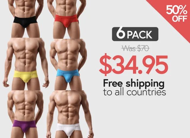 6 Pack Men’s Underwear