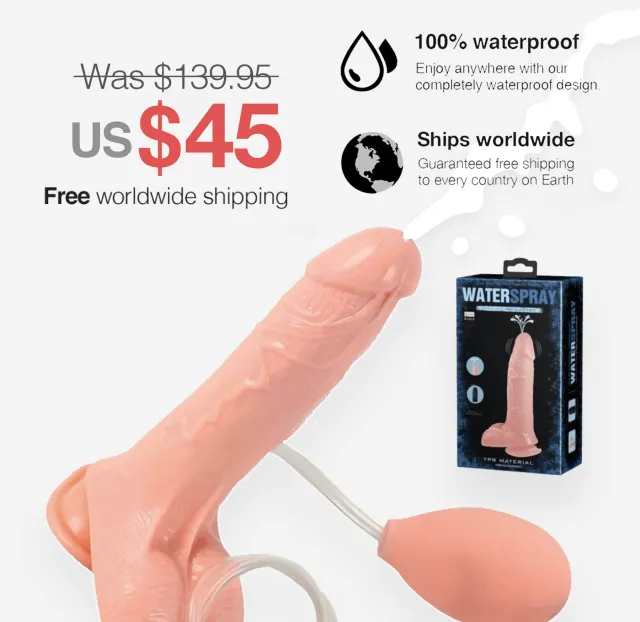 7.5 Inch Realistic Ejaculating Dildo
