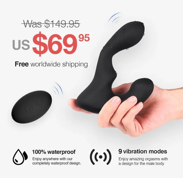 Premium Prostate Massager with Wireless Remote