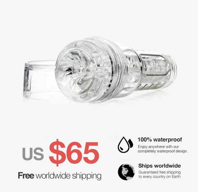Clear Ice Fleshlight Masturbator