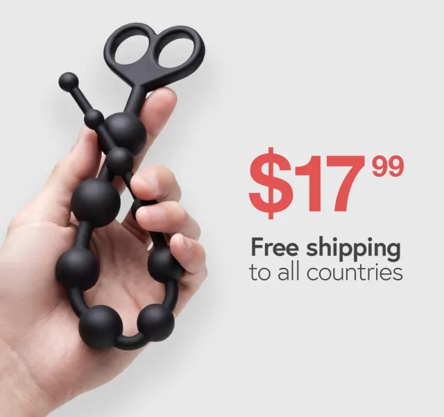 10 Silicone Anal Beads