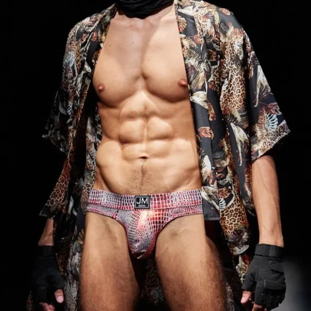 Snakeskin Thong