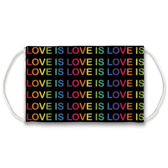 'Love Is Love' LGBT Mask