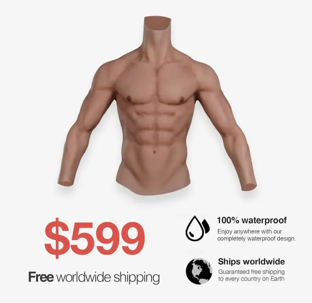Realistic Male Chest