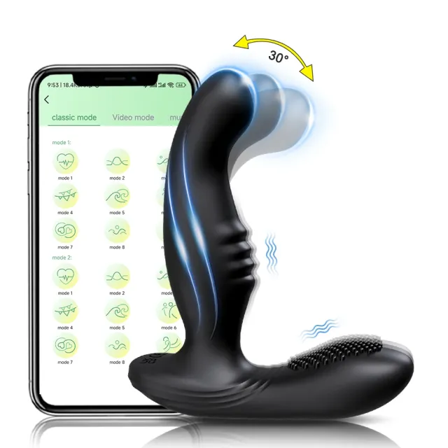 App-Controlled Wiggling Prostate Massager