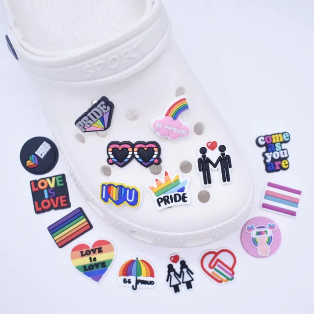 Gay Crocs Shoes Charms