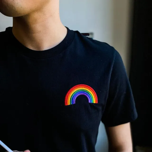 Classic Rainbow Embroidered Shirt
