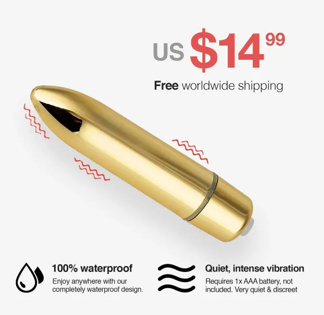 Discreet Gold Vibrator
