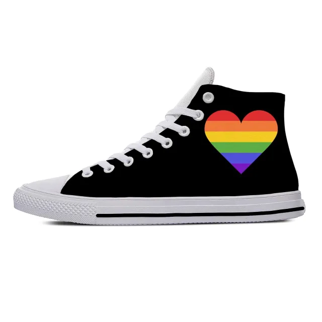 Rainbow Heart Shoes