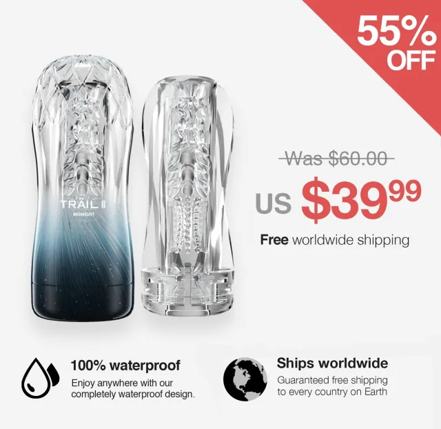 Flexible Clear Ice Masturbator