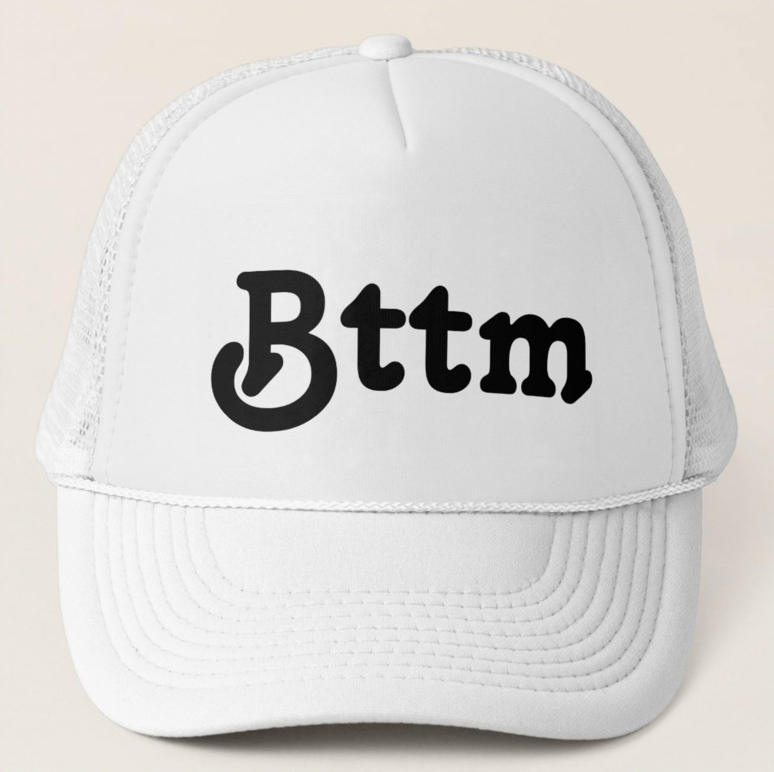 Bottom Trucker Hat